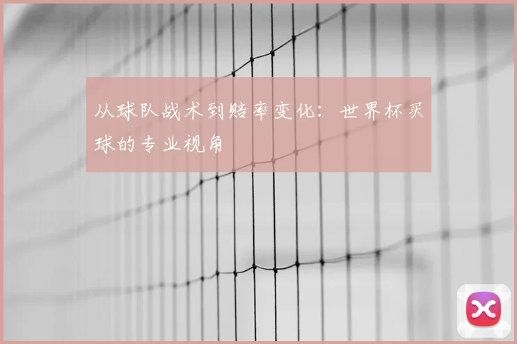 从球队战术到赔率变化：世界杯买球的专业视角