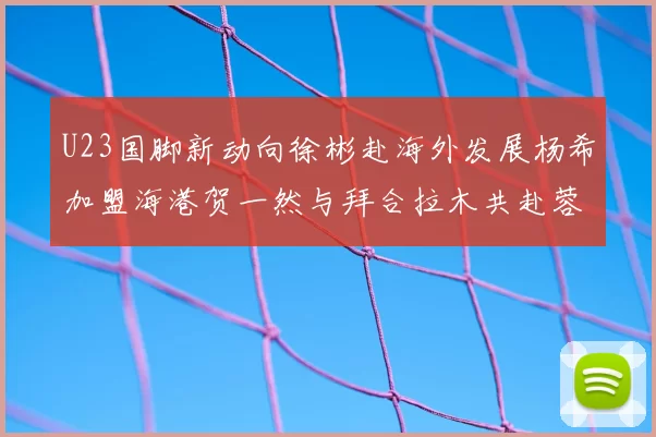 U23国脚新动向徐彬赴海外发展杨希加盟海港贺一然与拜合拉木共赴蓉城