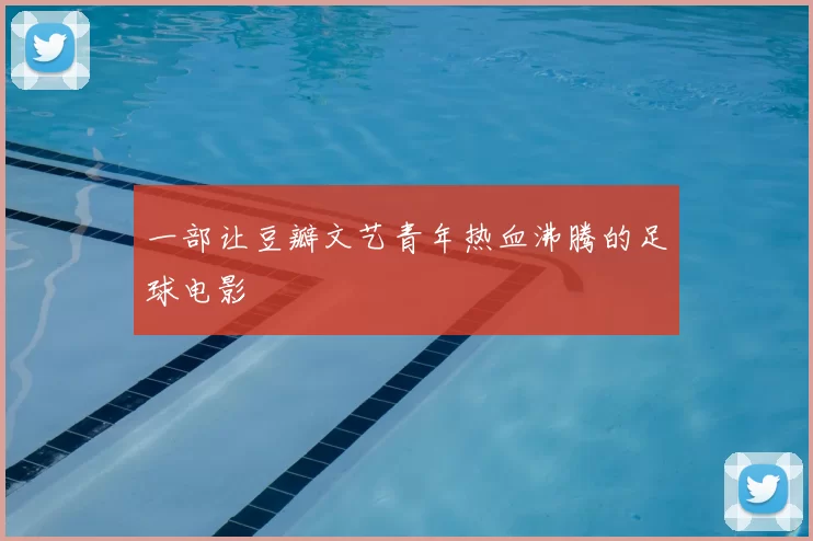 一部让豆瓣文艺青年热血沸腾的足球电影