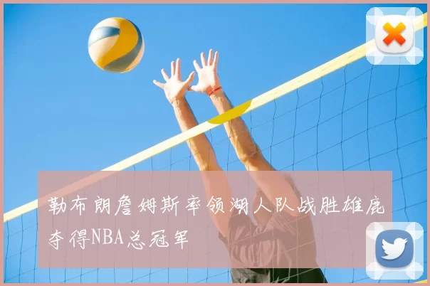 勒布朗詹姆斯率领湖人队战胜雄鹿夺得NBA总冠军