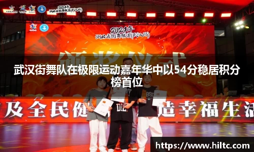 武汉街舞队在极限运动嘉年华中以54分稳居积分榜首位