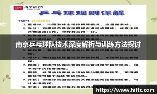 南京乒乓球队技术深度解析与训练方法探讨